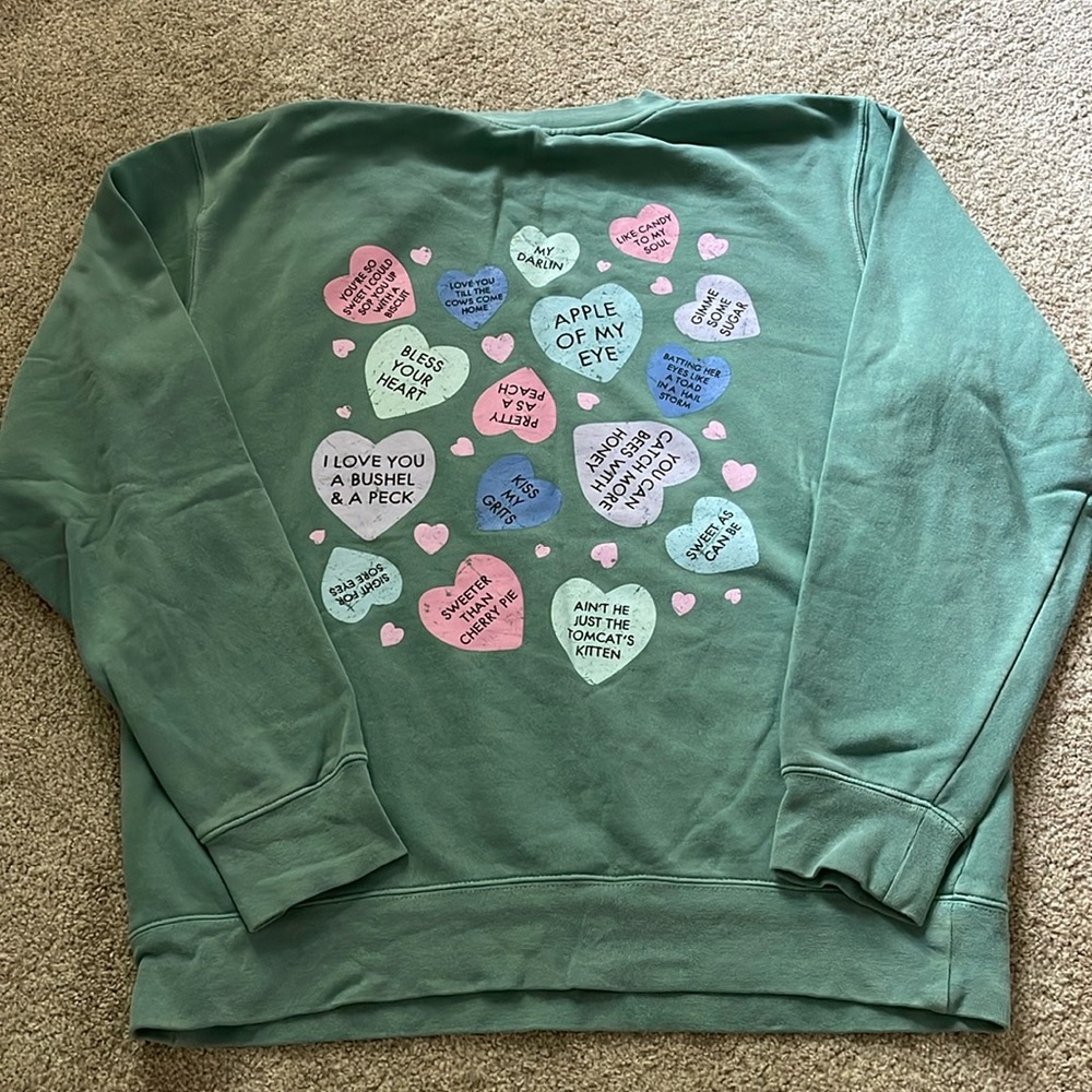 Living fully Co Sweatshirt Valentines Day